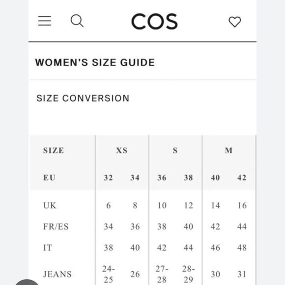 COS Cotton Poplin Ruffle Front Button Blouse Navy White 3/4 Sleeve 34 (XS) - Picture 15 of 16